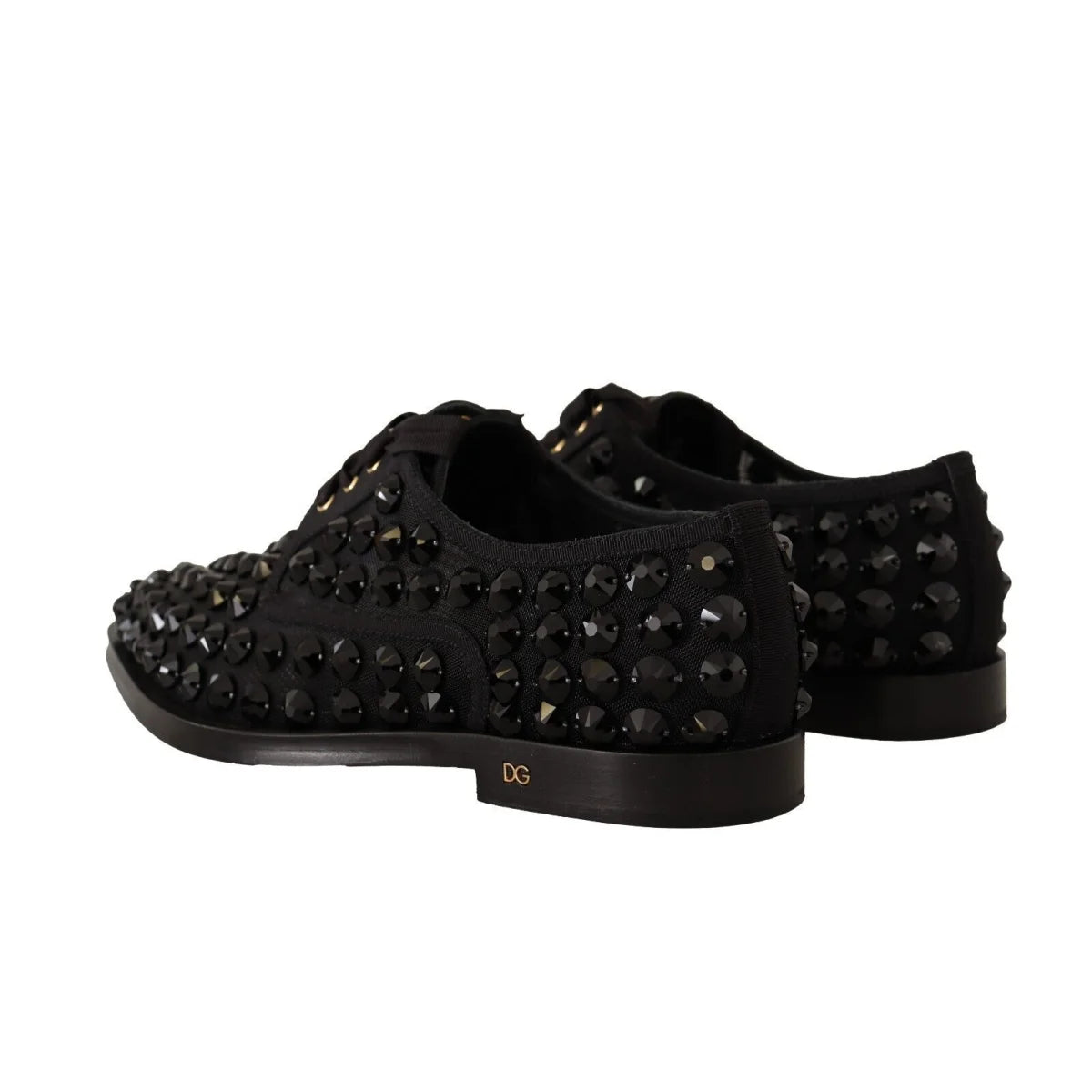 Stunning Dolce & Gabbana Gros Grain Jeweled Formal Flats