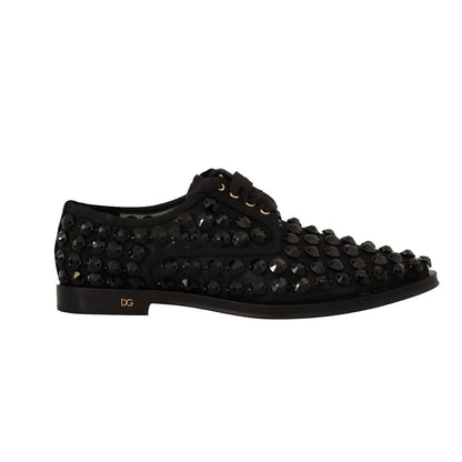 Stunning Dolce & Gabbana Gros Grain Jeweled Formal Flats