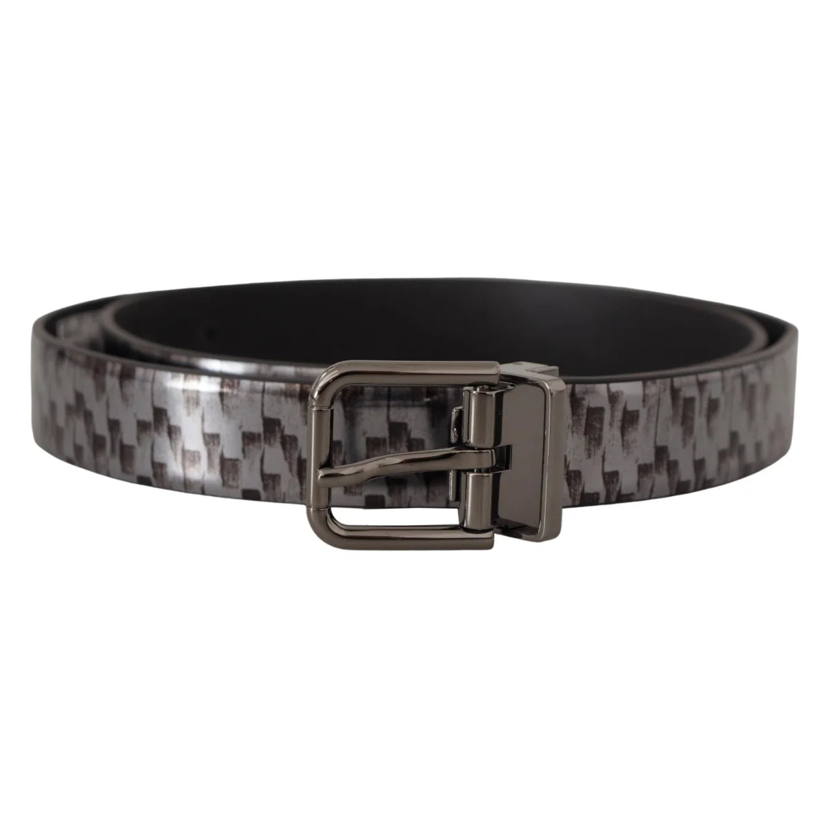 Stunning Dolce & Gabbana Leather Belt with Metal Buckle
