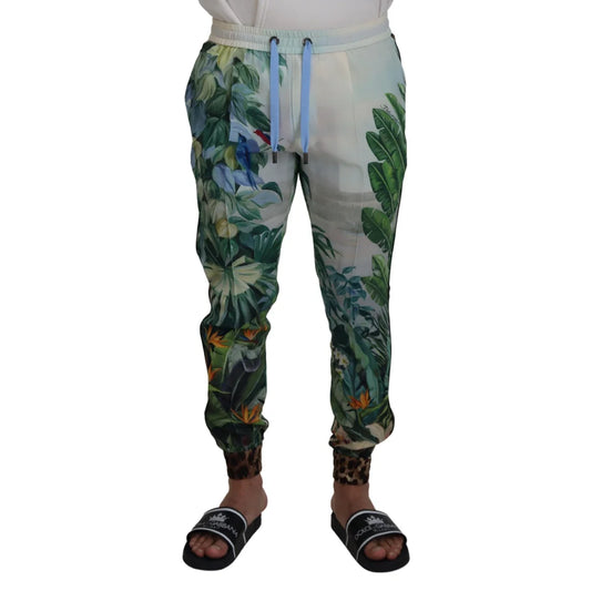 Stunning Dolce & Gabbana Mainline Pants with Iconic Logo Details