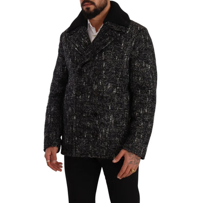 Stunning Dolce Gabbana Overcoat Wool Double Breasted Jacket &