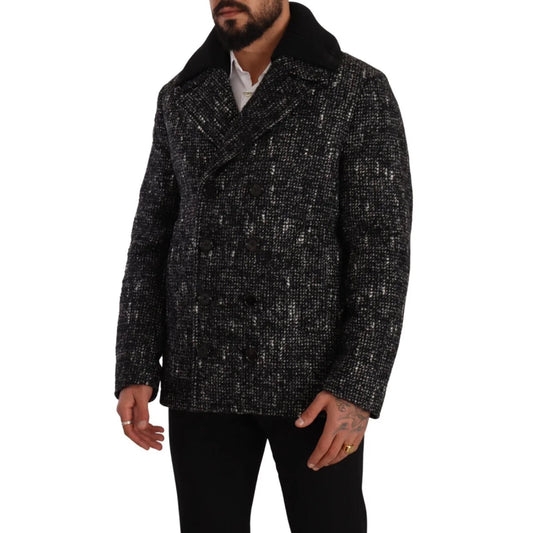 Stunning Dolce Gabbana Overcoat Wool Double Breasted Jacket &