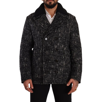 Stunning Dolce Gabbana Overcoat Wool Double Breasted Jacket &