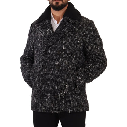 Stunning Dolce Gabbana Overcoat Wool Double Breasted Jacket &