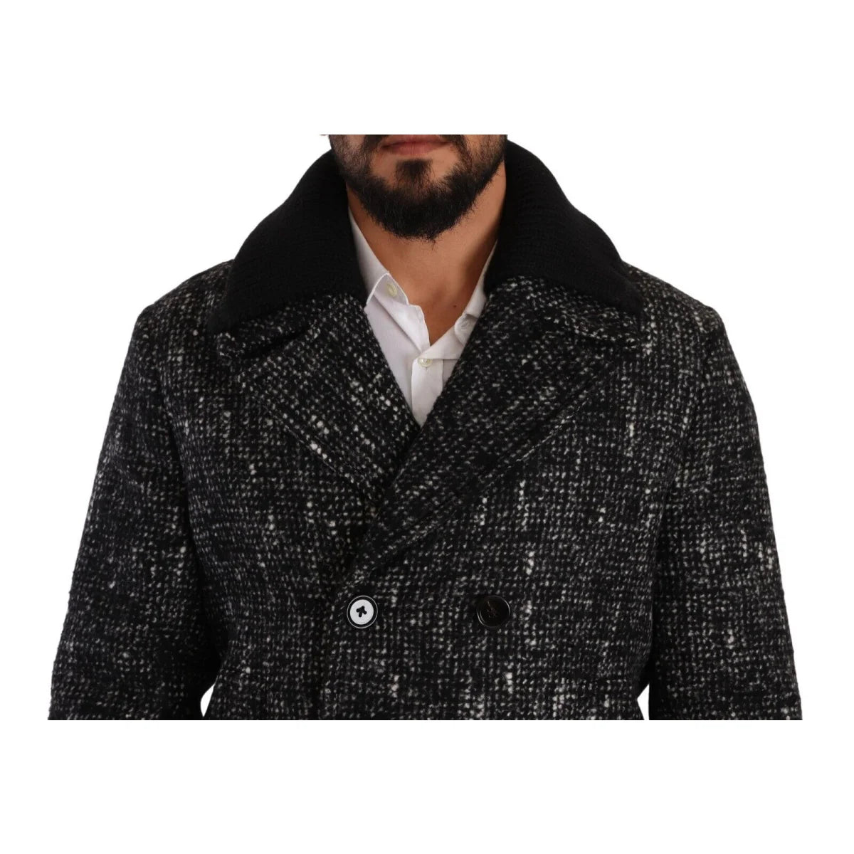Stunning Dolce Gabbana Overcoat Wool Double Breasted Jacket &