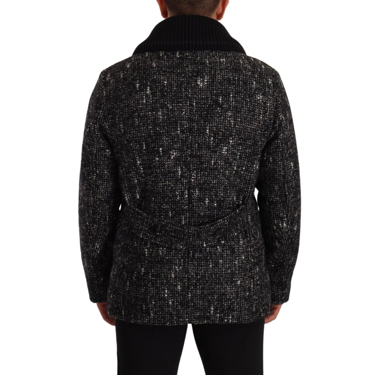 Stunning Dolce Gabbana Overcoat Wool Double Breasted Jacket &