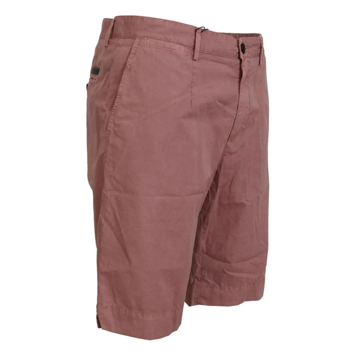 Stunning Dolce Gabbana Pink Chino Shorts With Signature Logo Details &
