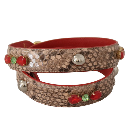 Stunning Dolce Gabbana Python Leather Bag Shoulder Strap &