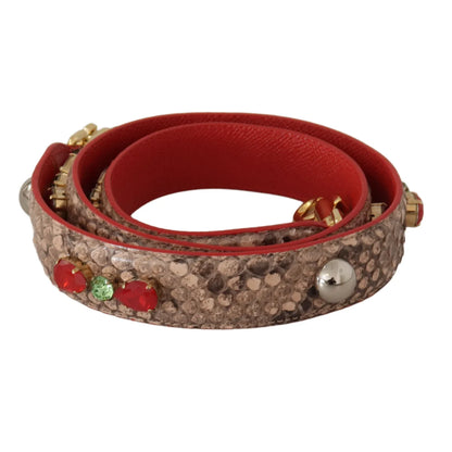 Stunning Dolce Gabbana Python Leather Bag Shoulder Strap &