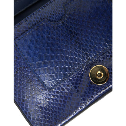 Stunning Dolce Gabbana Shoulder Bag in Mink Fur Dark Blue Glamour &