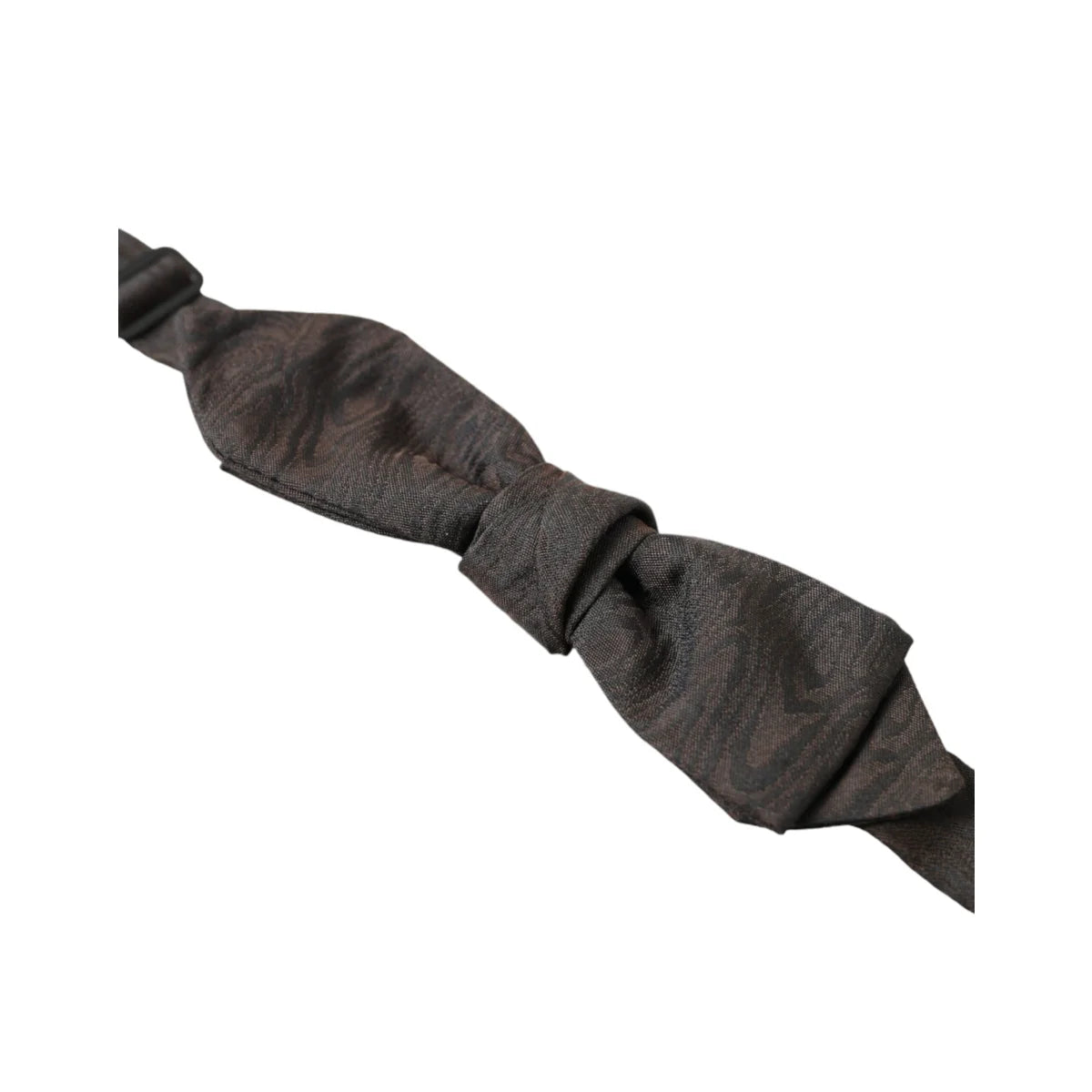 Stunning Dolce Gabbana Silk Adjustable Brown Bow Tie &