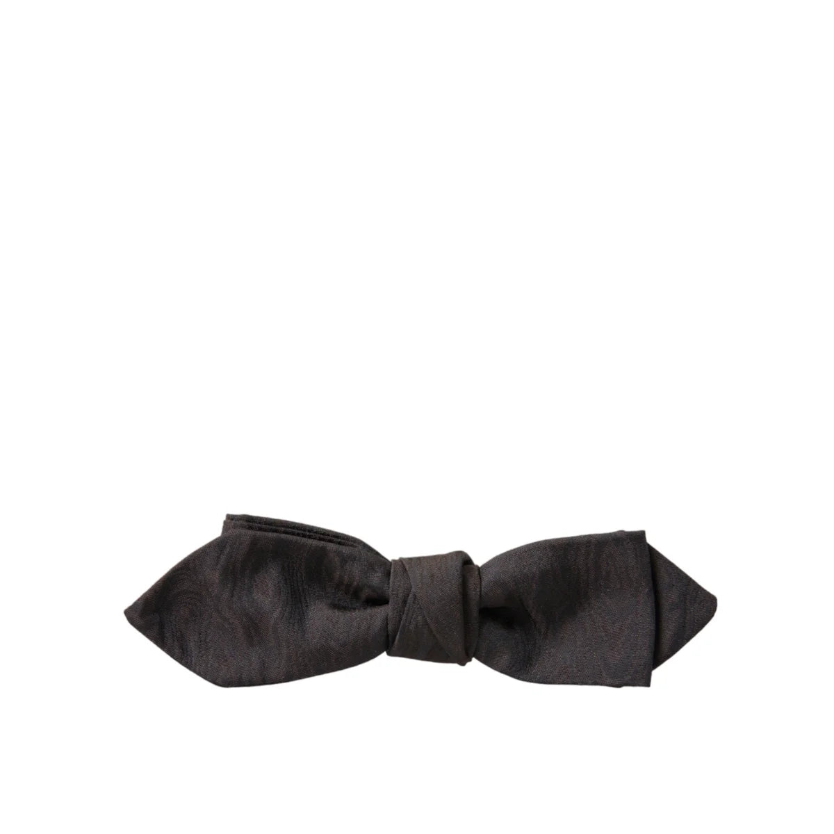 Stunning Dolce Gabbana Silk Adjustable Brown Bow Tie &