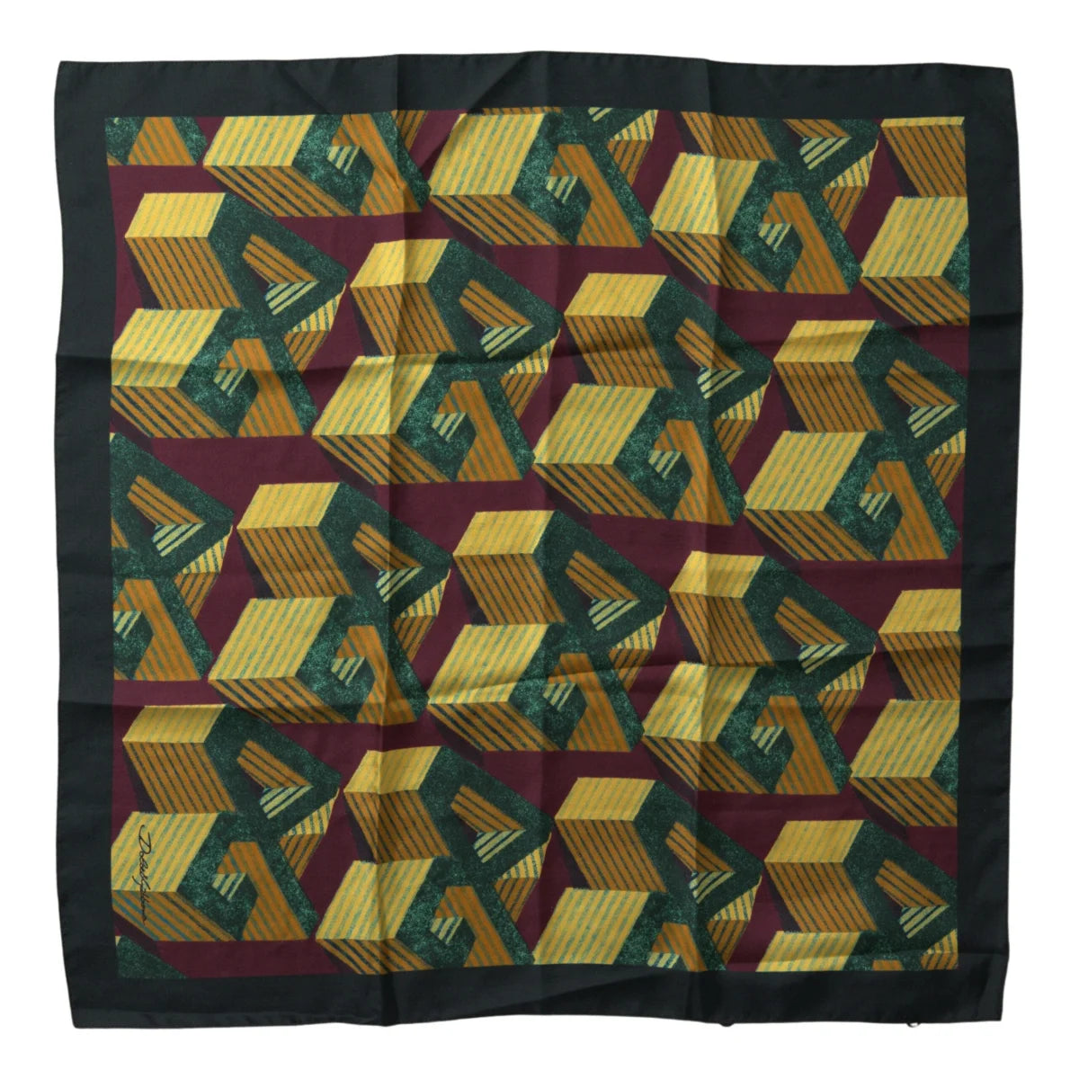 Stunning Dolce Gabbana Silk Square Scarf in Vibrant Style &
