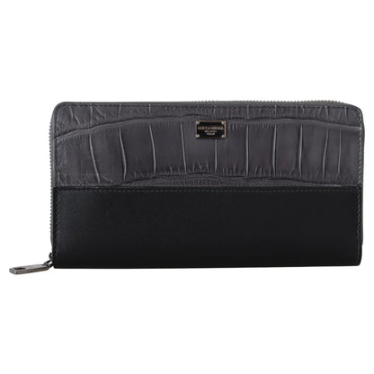 Stunning Dolce Gabbana Textured Leather Zip Around Wallet &