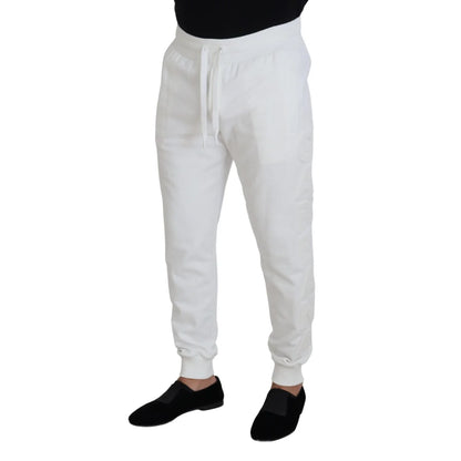 Stunning Dolce Gabbana White Hot Dress Sweatpants &