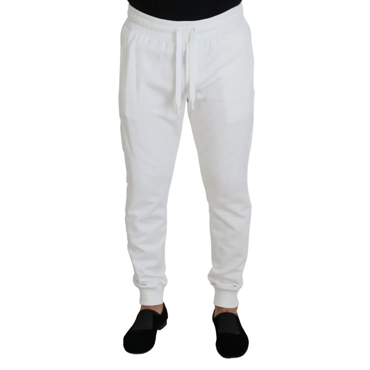 Stunning Dolce Gabbana White Hot Dress Sweatpants &