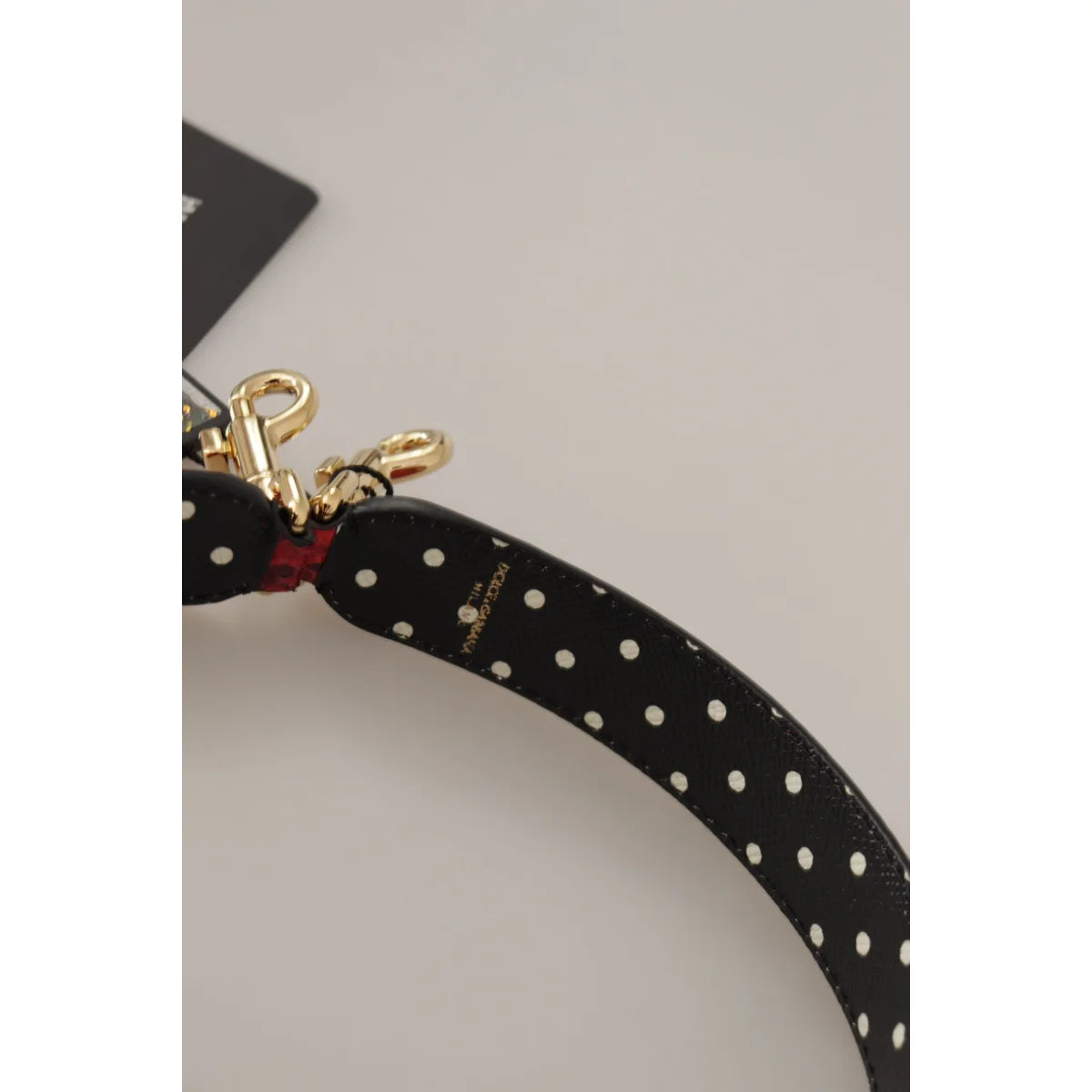 Stunning Gabbana Red Python Leather Shoulder Strap Dolce &