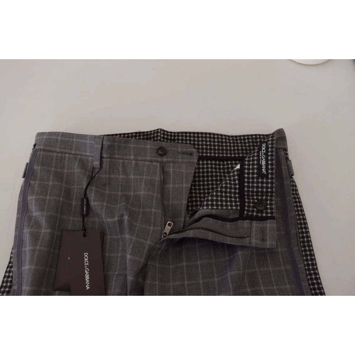 Stunning Mainline Checkered Perfection Dolce Gabbana Dress Pants &