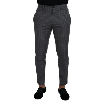 Stunning Mainline Checkered Perfection Dolce Gabbana Dress Pants &