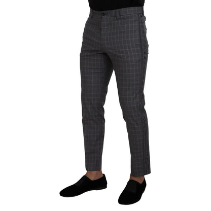 Stunning Mainline Checkered Perfection Dolce Gabbana Dress Pants &