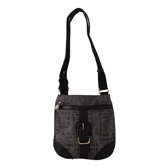 Stunning WAYFARER Gray Printed Fabric Crossbody Bag