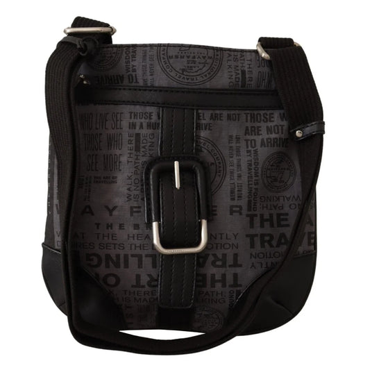 Stunning WAYFARER Gray Printed Fabric Crossbody Bag