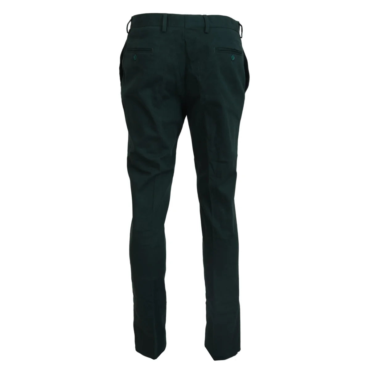 Stylish Bencivenga Couture Dark Green Chino Pants Mens BENCIVENGA