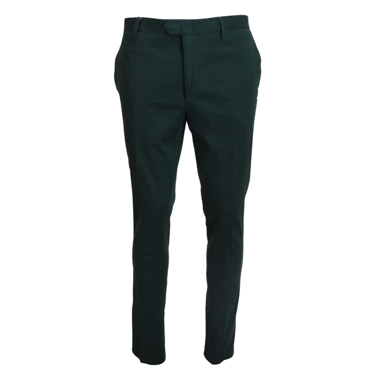 Stylish Bencivenga Couture Dark Green Chino Pants Mens BENCIVENGA