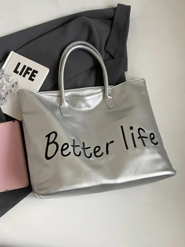 Trendsi Bags Shoulder Bag with Design - Stylish PU Leather for Dress Occasions