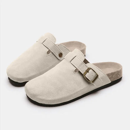 Stylish Suede Closed Toe Slides - Shop Now! Shoes Sneakers Trendsi