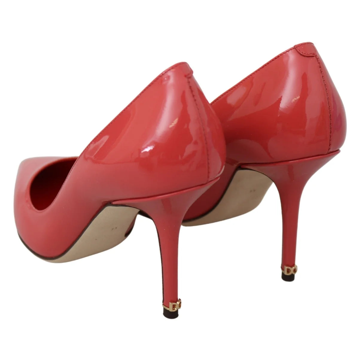 Sultry Dolce Gabbana Dark Pink Patent Leather Pumps &
