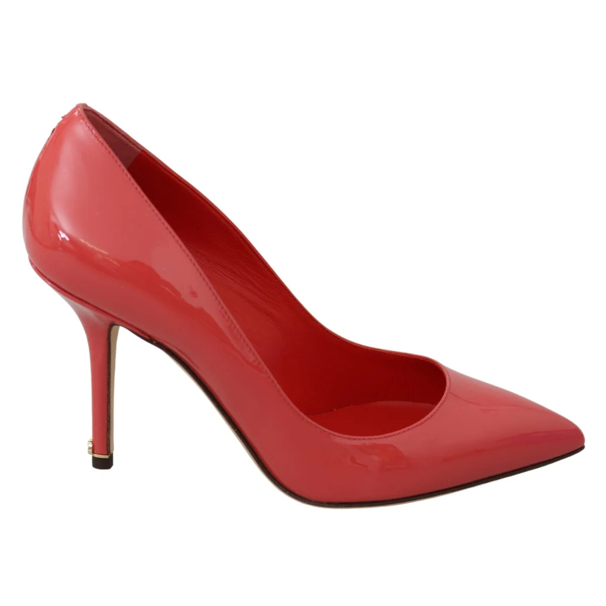 Sultry Dolce Gabbana Dark Pink Patent Leather Pumps &