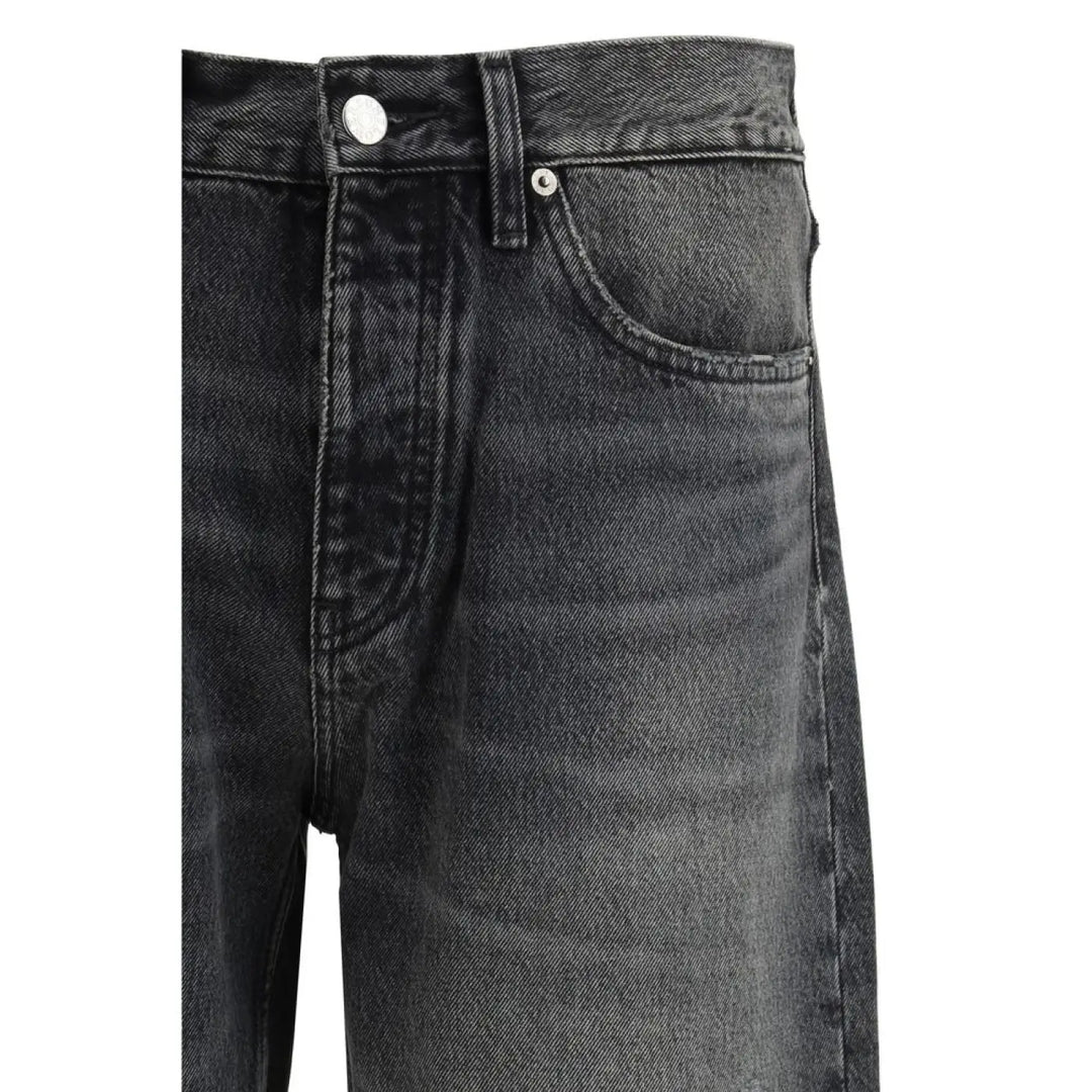 Sunflower Black Cotton Relaxed Fit Jeans