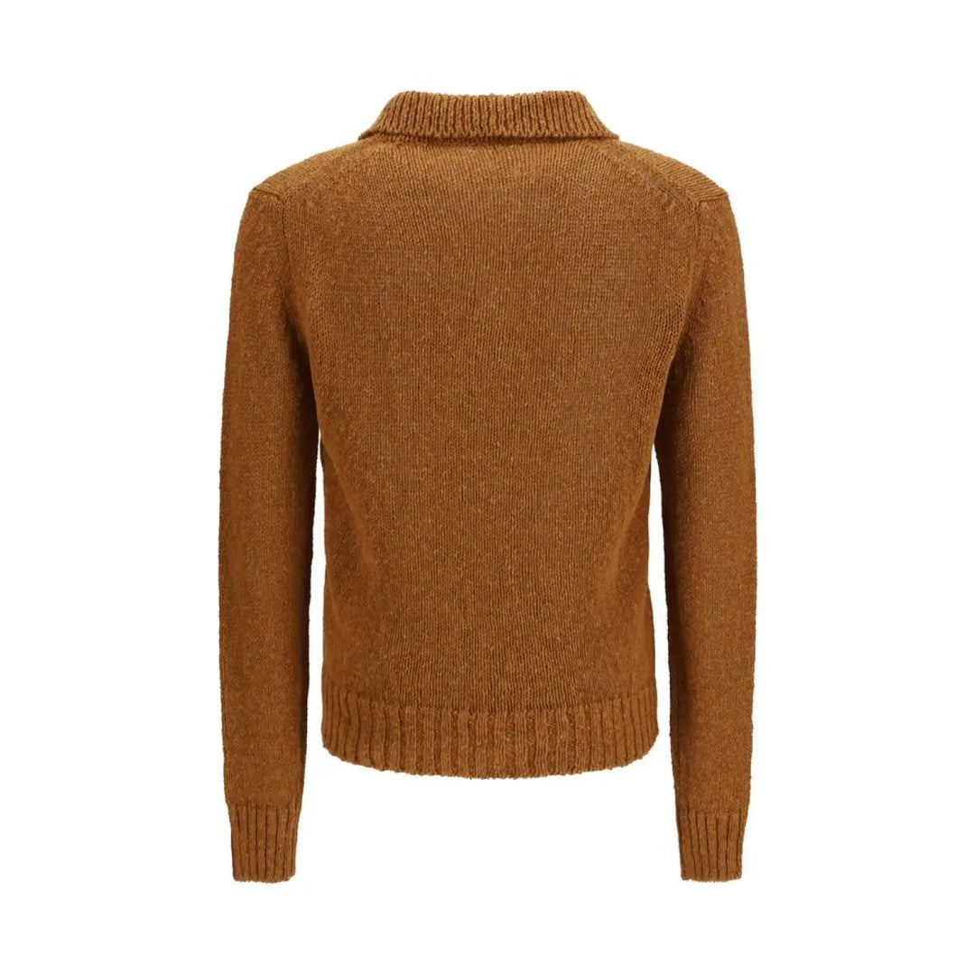 Sunflower Brown Cotton Polo Shirt