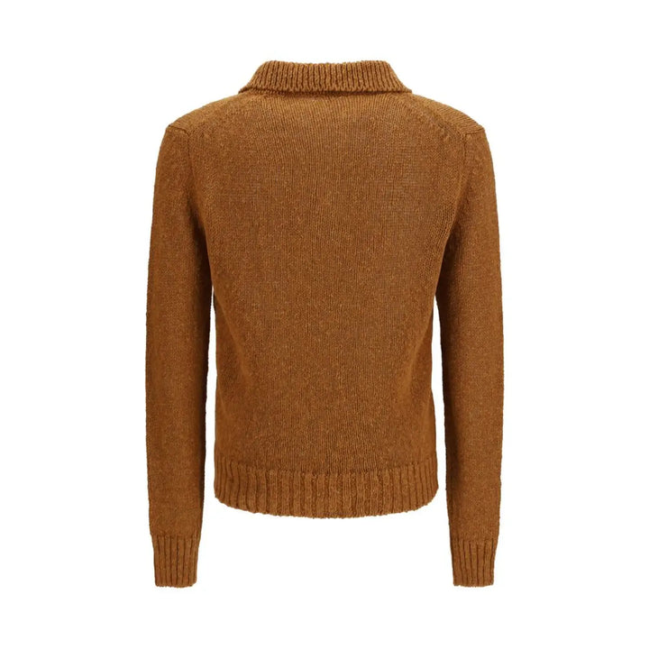 Sunflower Brown Cotton Polo Shirt