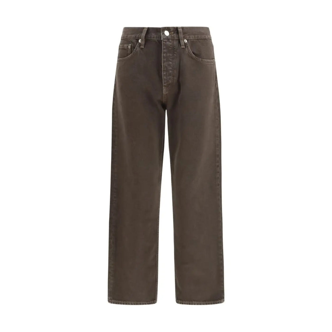 Sunflower Brown Cotton Relaxed Fit Jeans