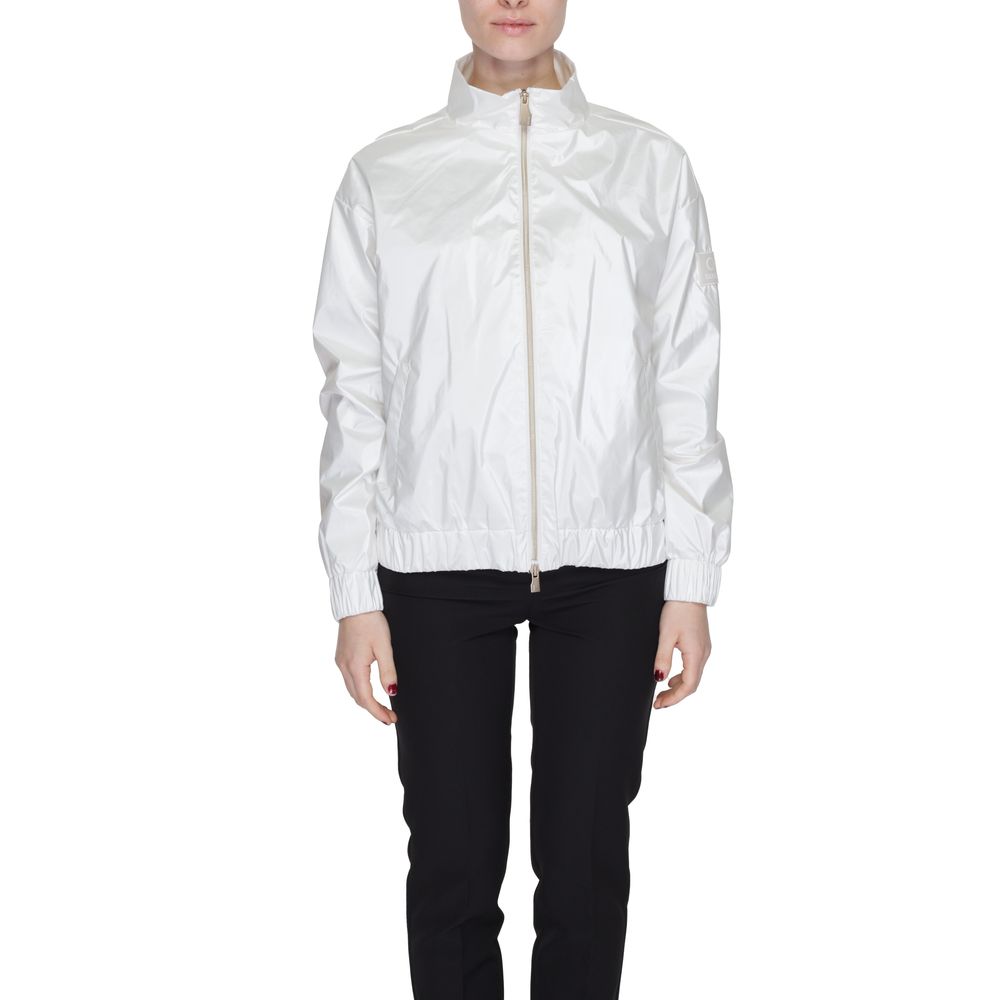 Suns Windbreakers - White Polyester Shell Jacket