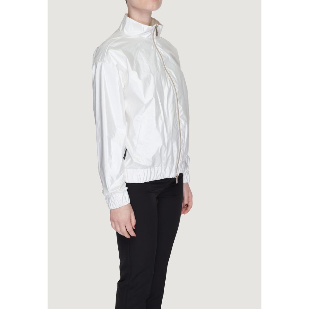 Suns Windbreakers - White Polyester Shell Jacket
