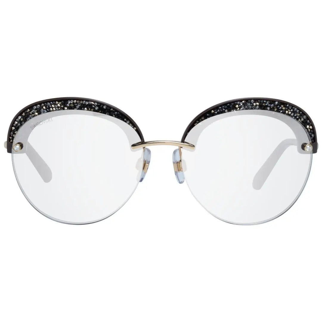 Swarovski Gold Metal &amp; Plastic Sunglasses