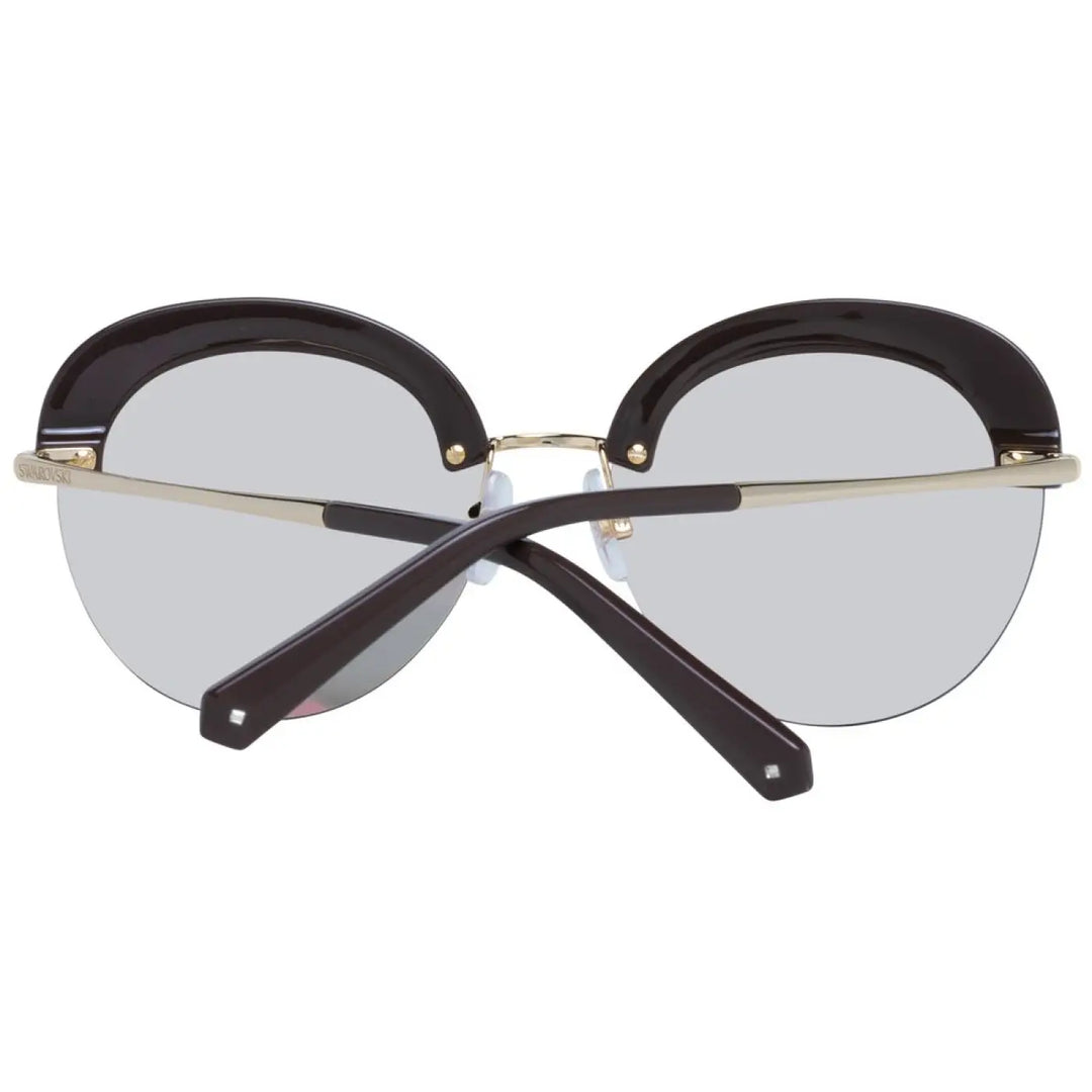 Swarovski Gold Metal &amp; Plastic Sunglasses