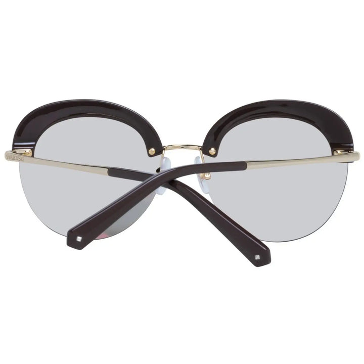 Swarovski Gold Metal &amp; Plastic Sunglasses