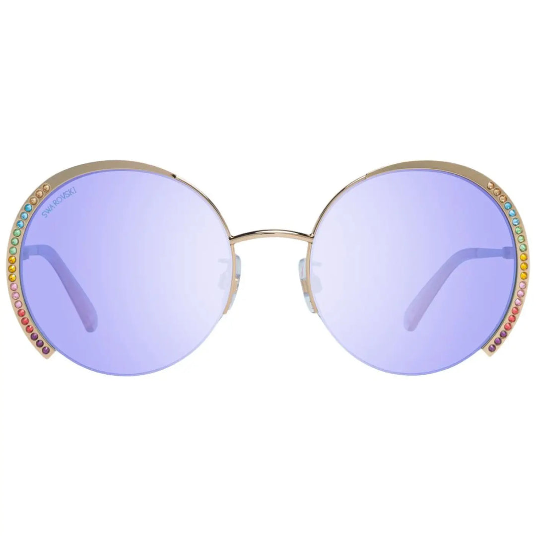 Swarovski Gold Metal Sunglasses