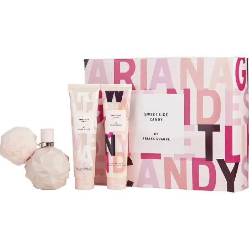 Ariana Grande Sweet Like Candy Piece Gift Set Bath Shower Gel Lotion Women’s Sets