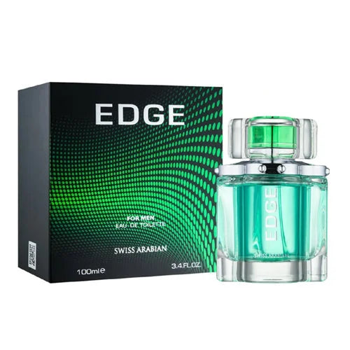 Swiss Arabian Edge Cologne Bold Woody Aromatic Perfume for Men Men’s
