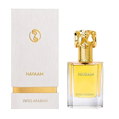 Swiss Arabian Hayaam Unisex Perfume with Leather and Citrus Notes Fragrance