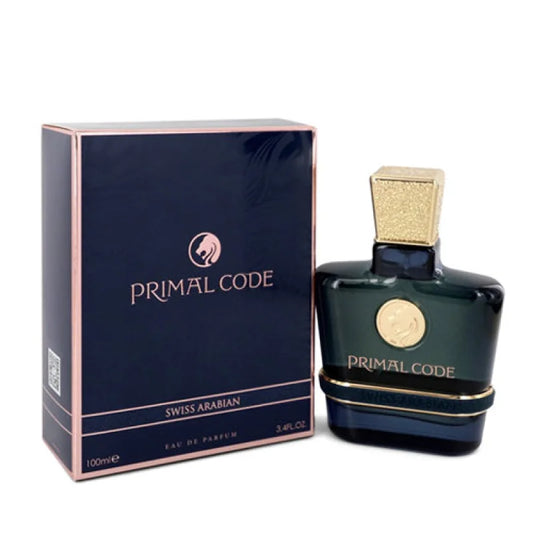 Swiss Arabian Primal Code Eau Spicy Aromatic Fougere Masculine Elegance Men’s Cologne