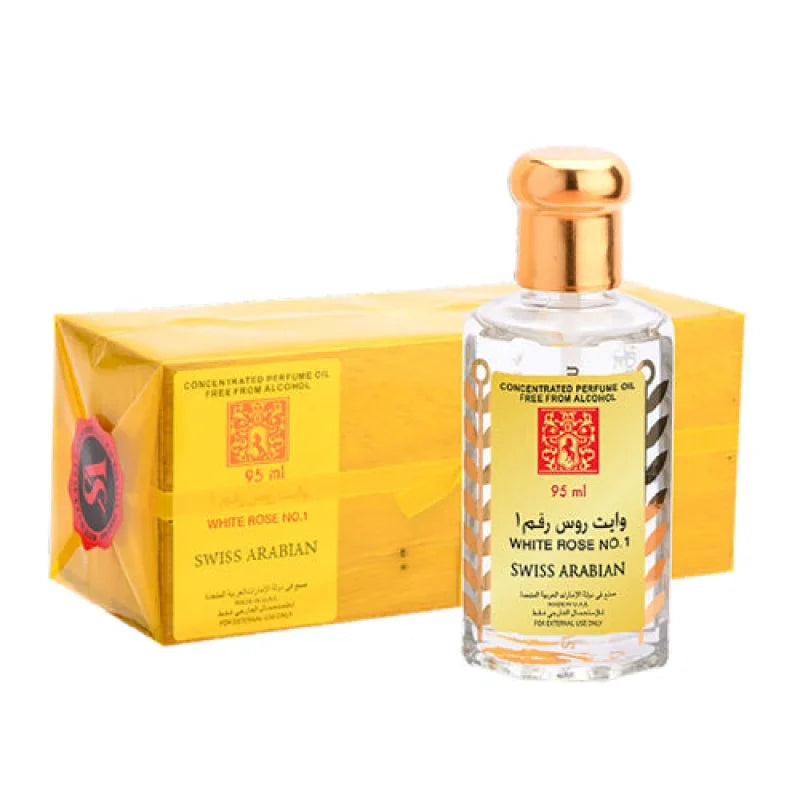 Swiss Arabian White Rose Radiance Timeless Floral Scent Unisex Fragrance