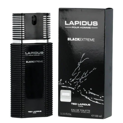 Ted Lapidus Men’s Cologne - Pour Homme Black Extreme Eau De Toilette