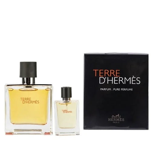 Terre d’Hermès Parfum Spray Piece Gift Set for Men Men’s Sets Hermes