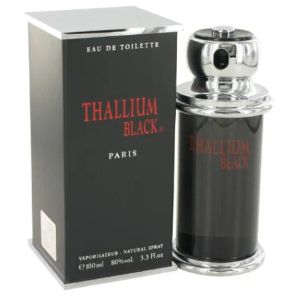 Thallium Black Eau De Toilette Spray for Men by Jacques Evard Men’s Cologne
